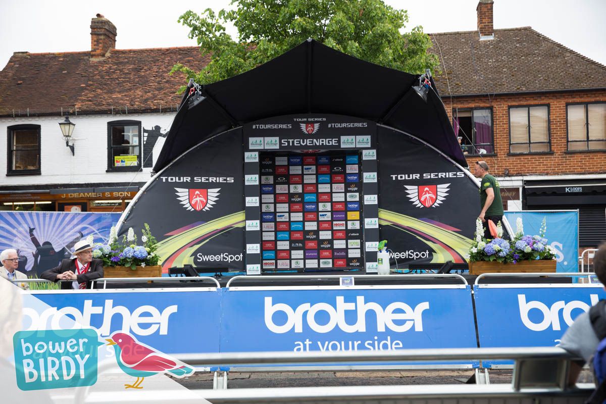 Bowerbirdy Tricycle at the Tour Series in Stevenage