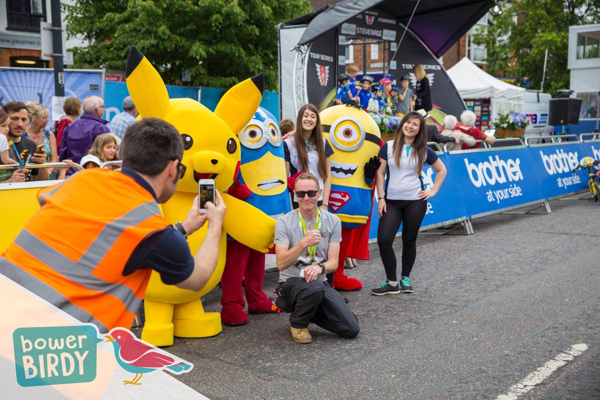 Bowerbirdy Tricycle at the Tour Series in Stevenage