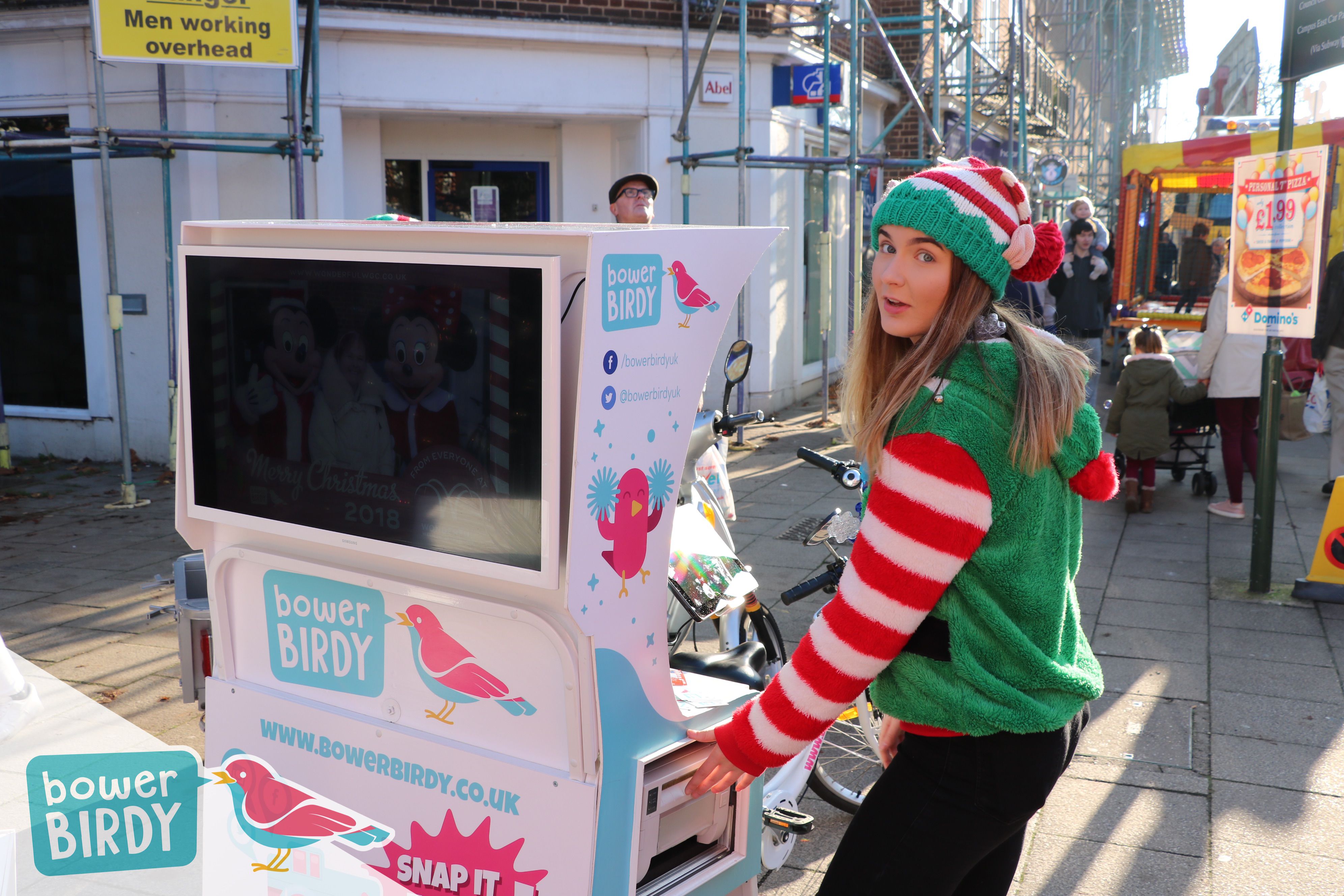 Bowerbirdy's Festive Cheer at the Spectacular Christmas Lights Switch