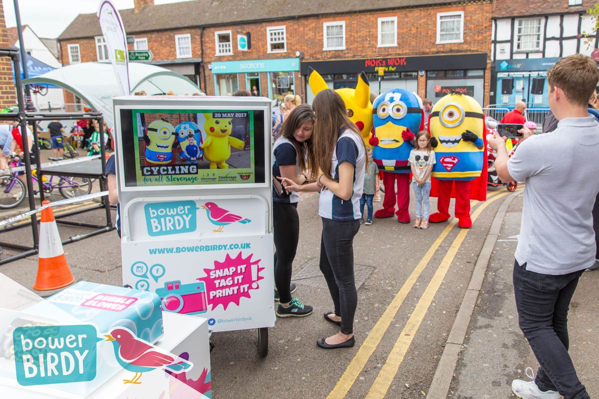 Bowerbirdy Tricycle at the Tour Series in Stevenage