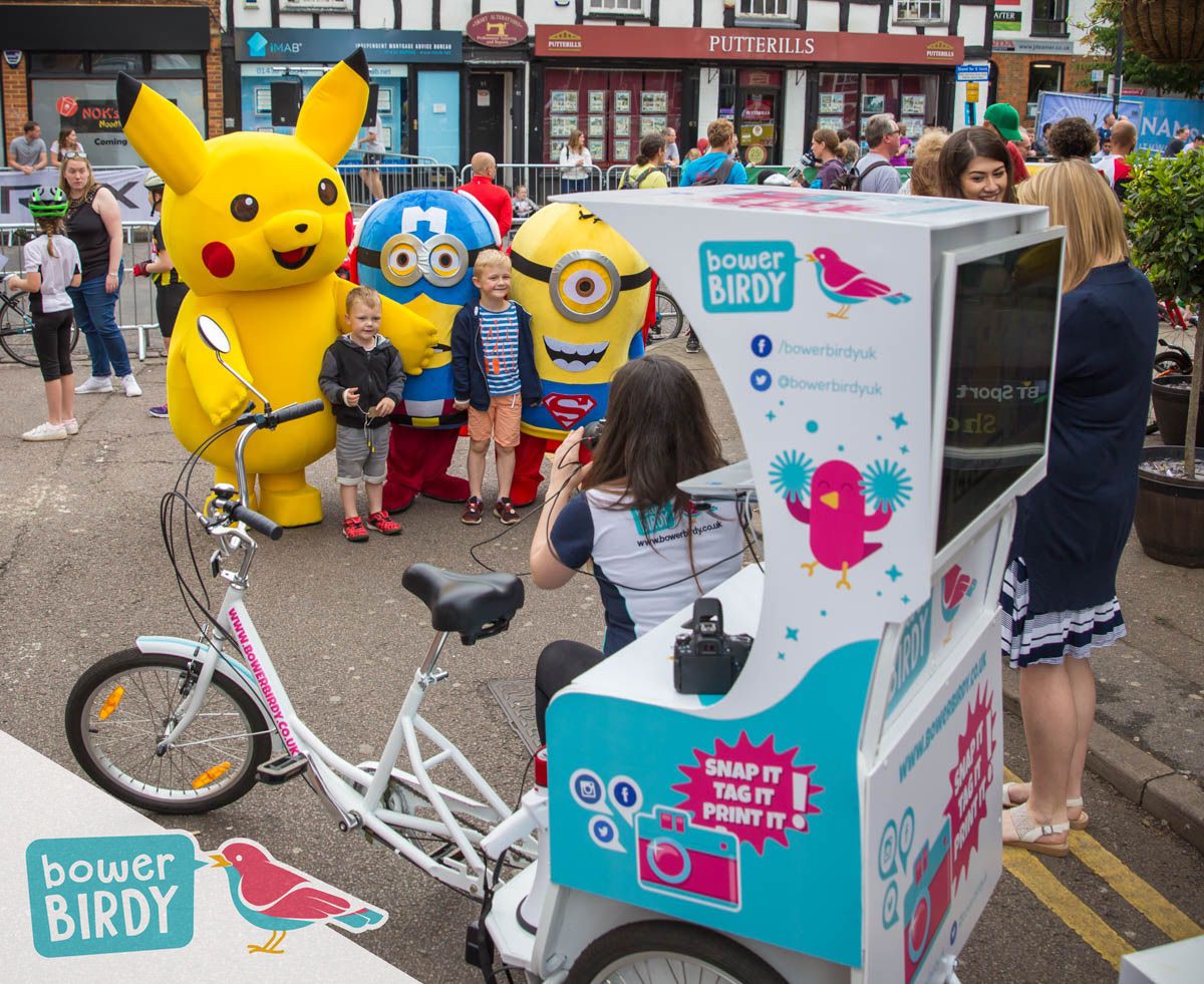 Bowerbirdy Tricycle at the Tour Series in Stevenage