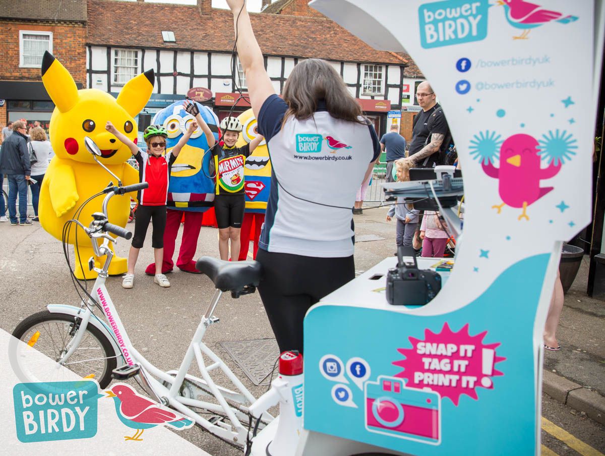 Bowerbirdy Tricycle at the Tour Series in Stevenage
