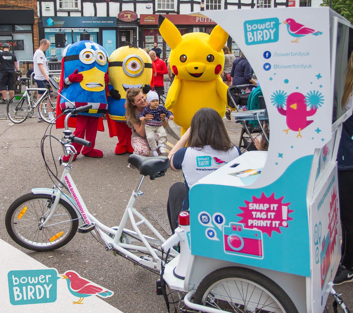 Bowerbirdy Tricycle at the Tour Series in Stevenage