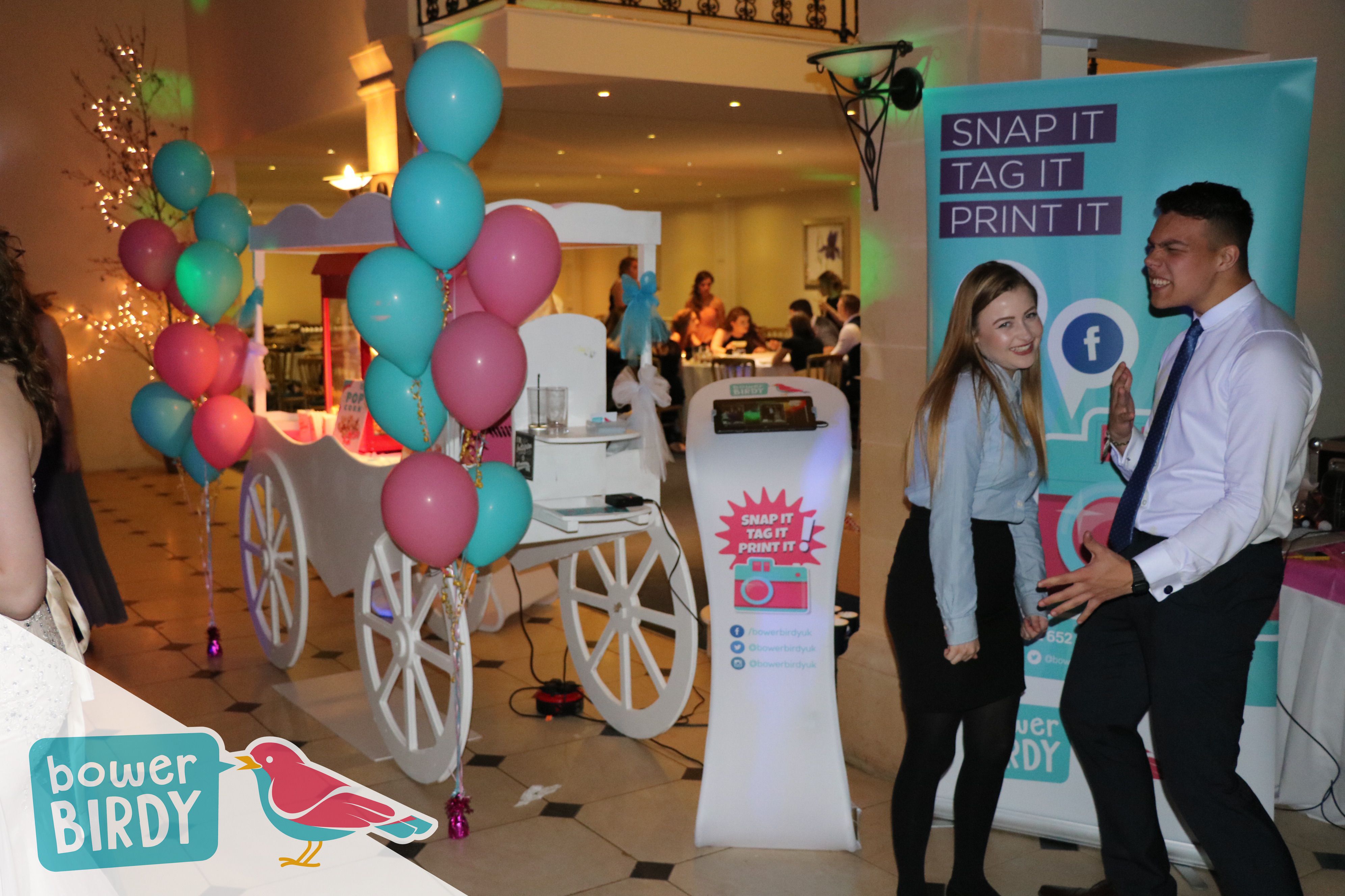 Bowerbirdy's Unique Photo Booth at Buckingham School's Leavers' Prom
