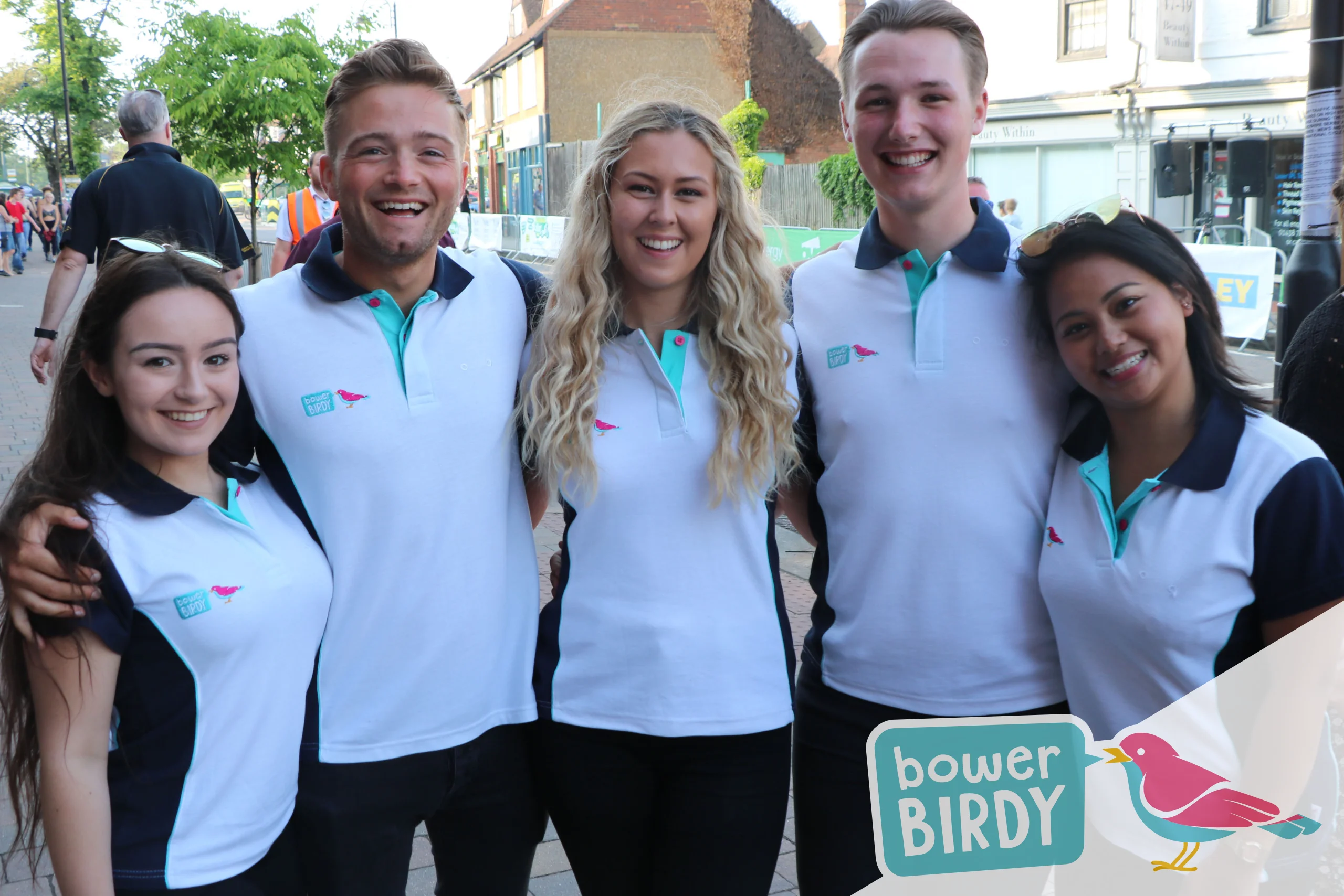 Bowerbirdy's WOWbower at the Bike Tour Stevenage