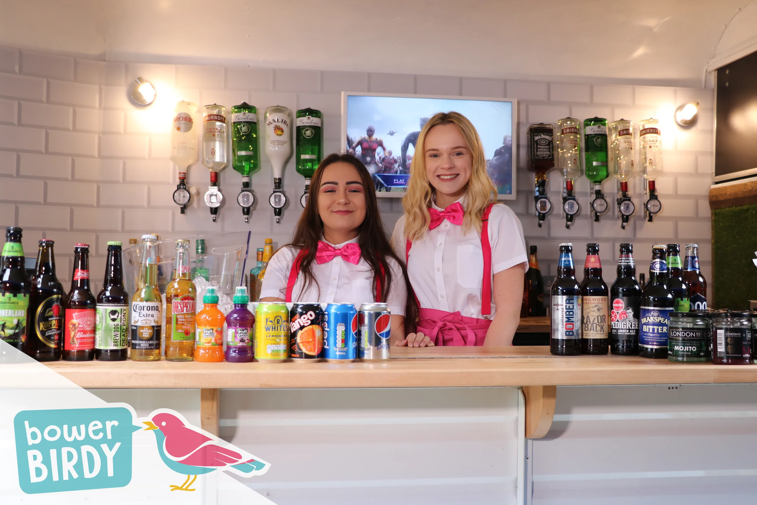 Bowerbirdy's Regent Mobile Bar at a Halloween Wedding