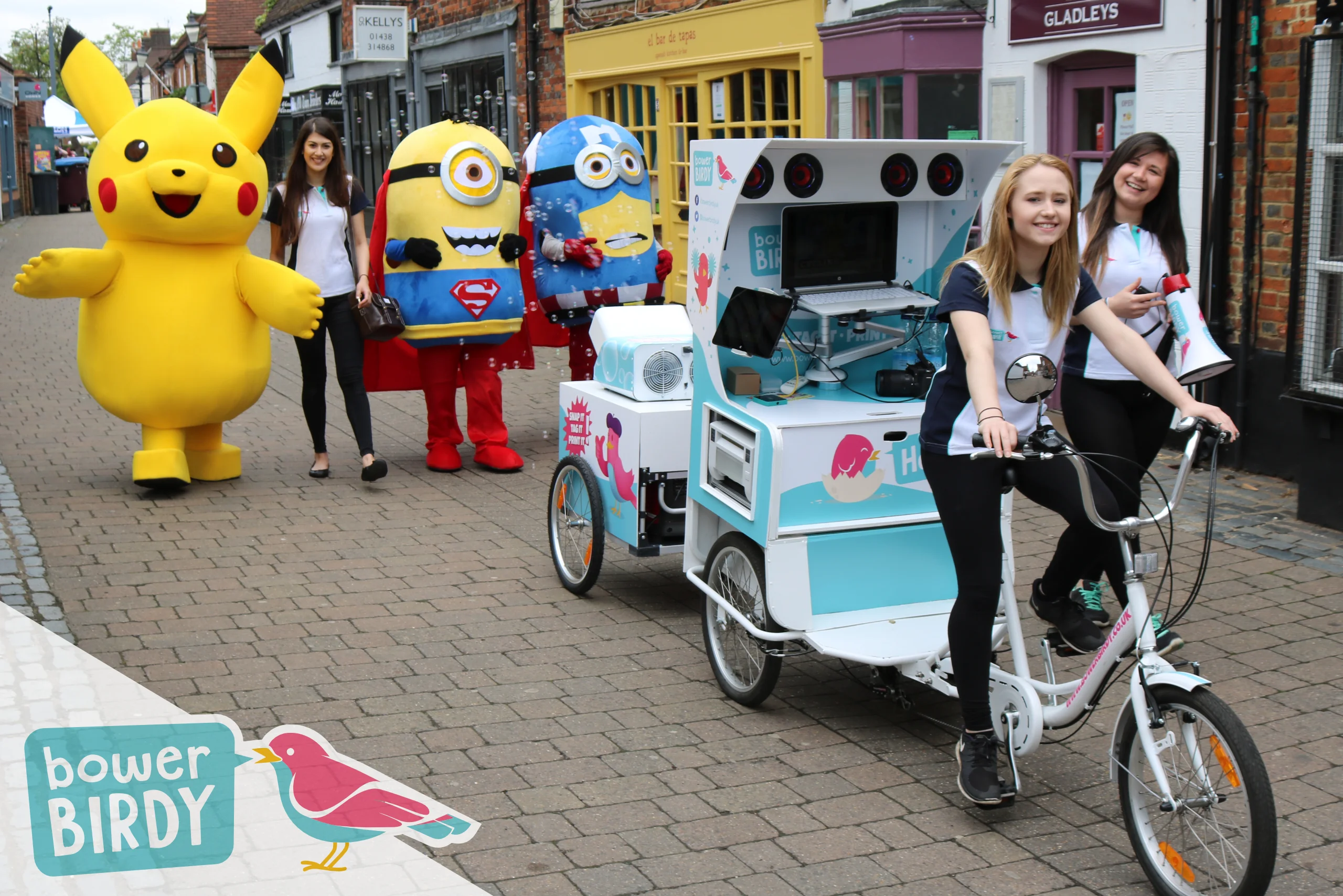 Bowerbirdy Tricycle at the Tour Series in Stevenage