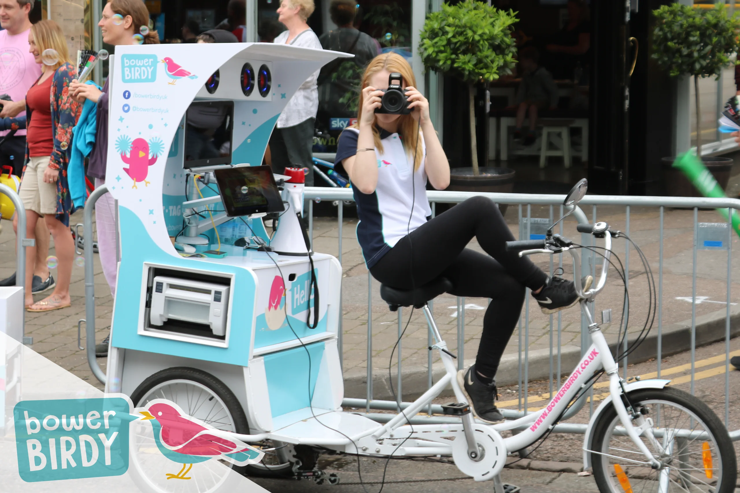 Bowerbirdy Tricycle at the Tour Series in Stevenage