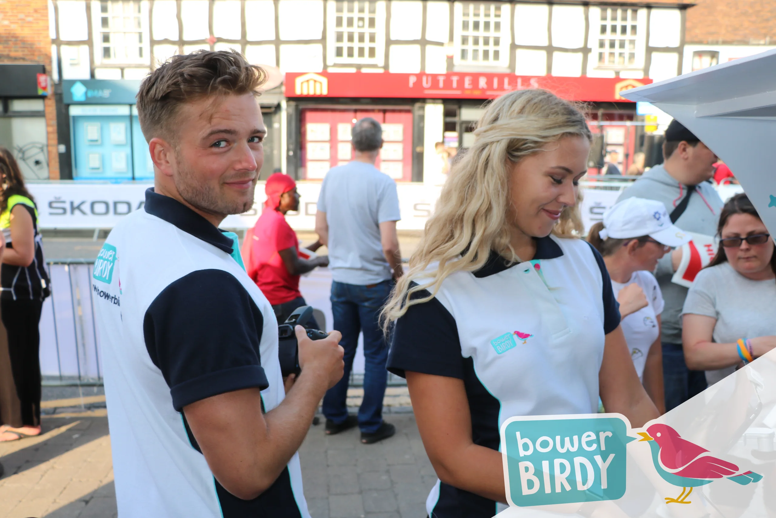 Bowerbirdy's WOWbower at the Bike Tour Stevenage