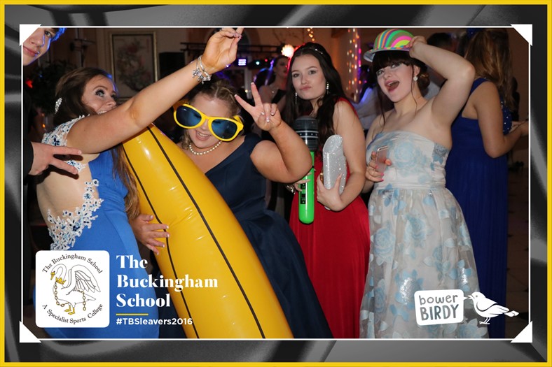 Bowerbirdy's Unique Photo Booth at Buckingham School's Leavers' Prom