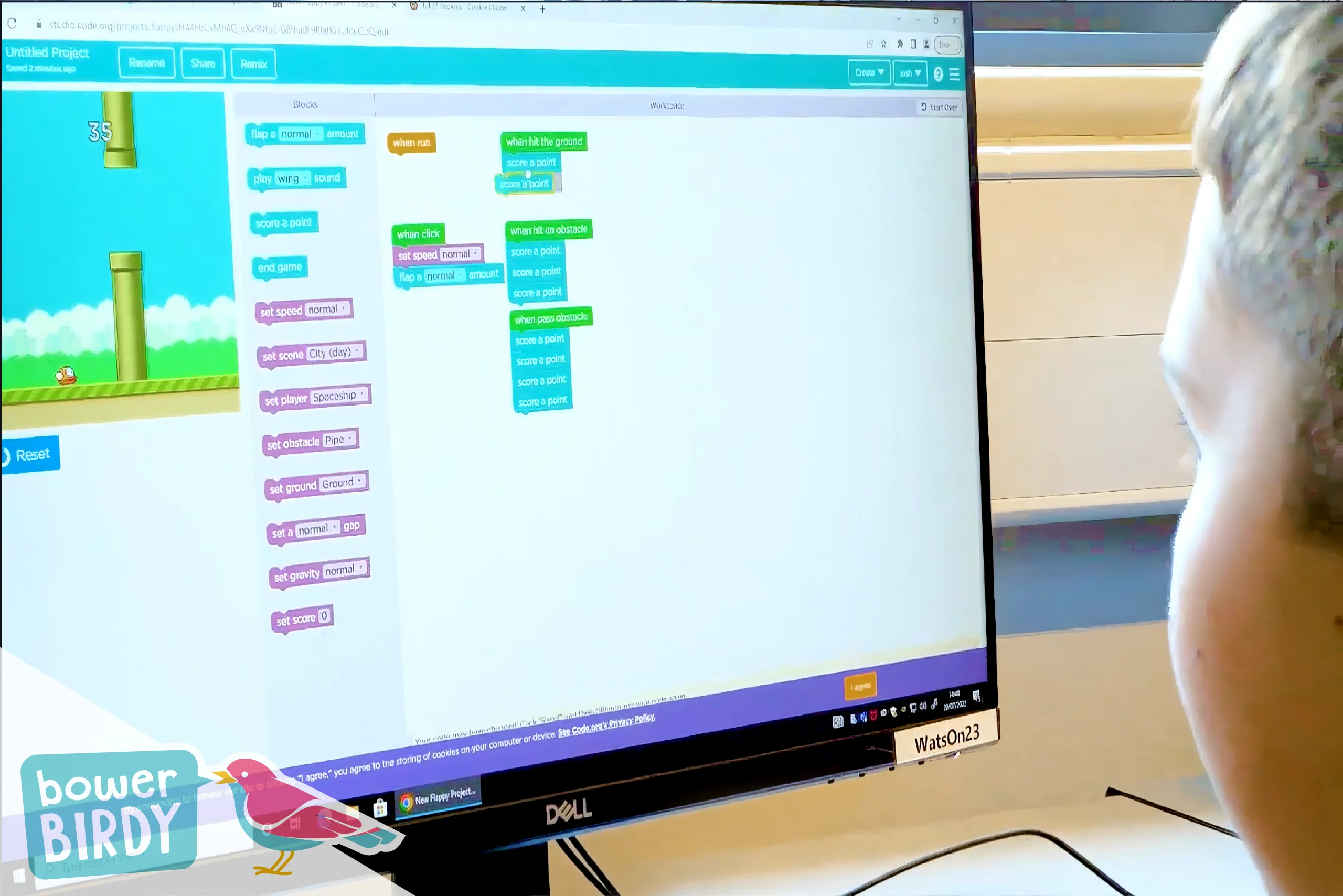 Gaming and Coding at Bowerbirdy Academy