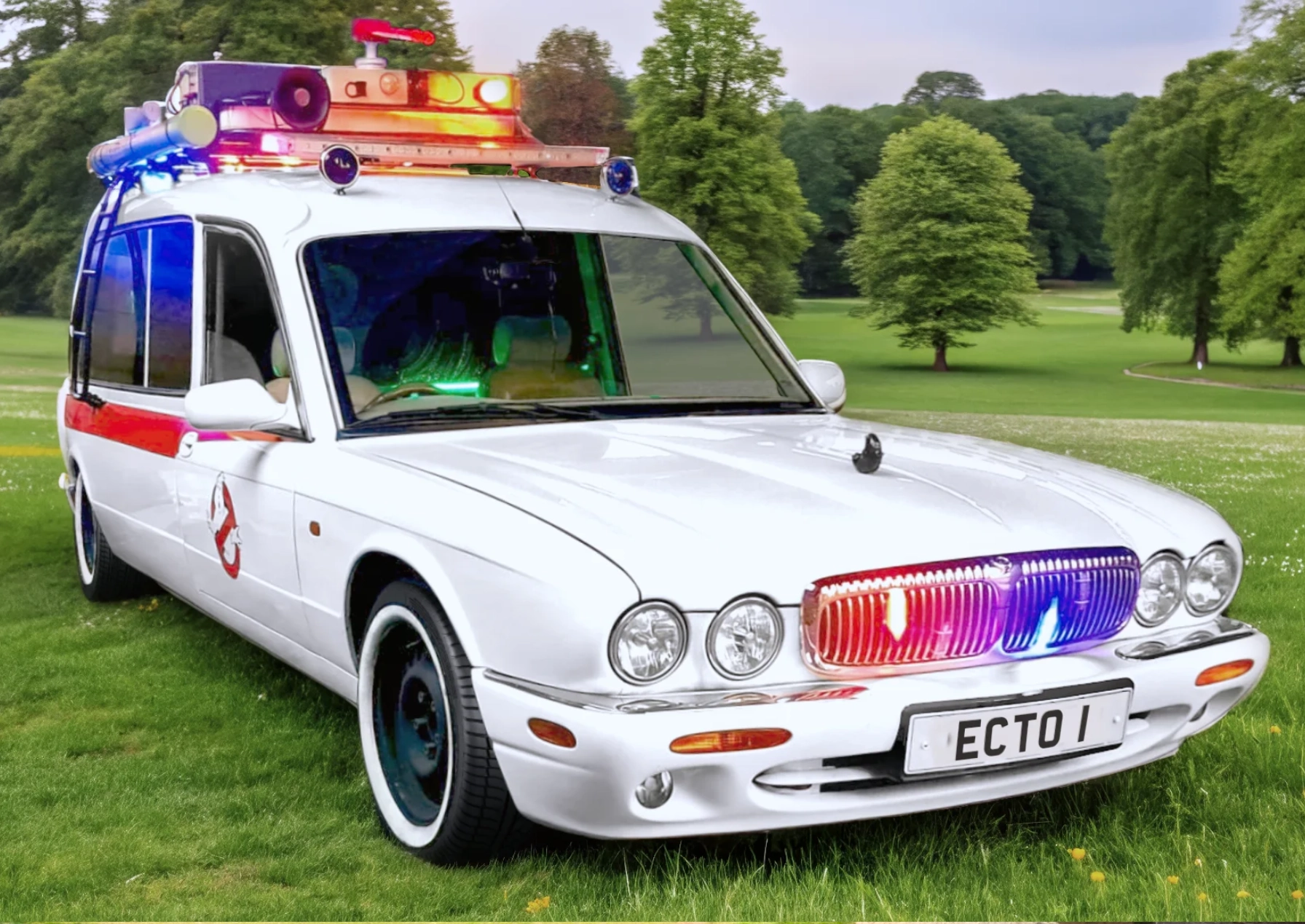 Ghostbuster's Ectomobile Car