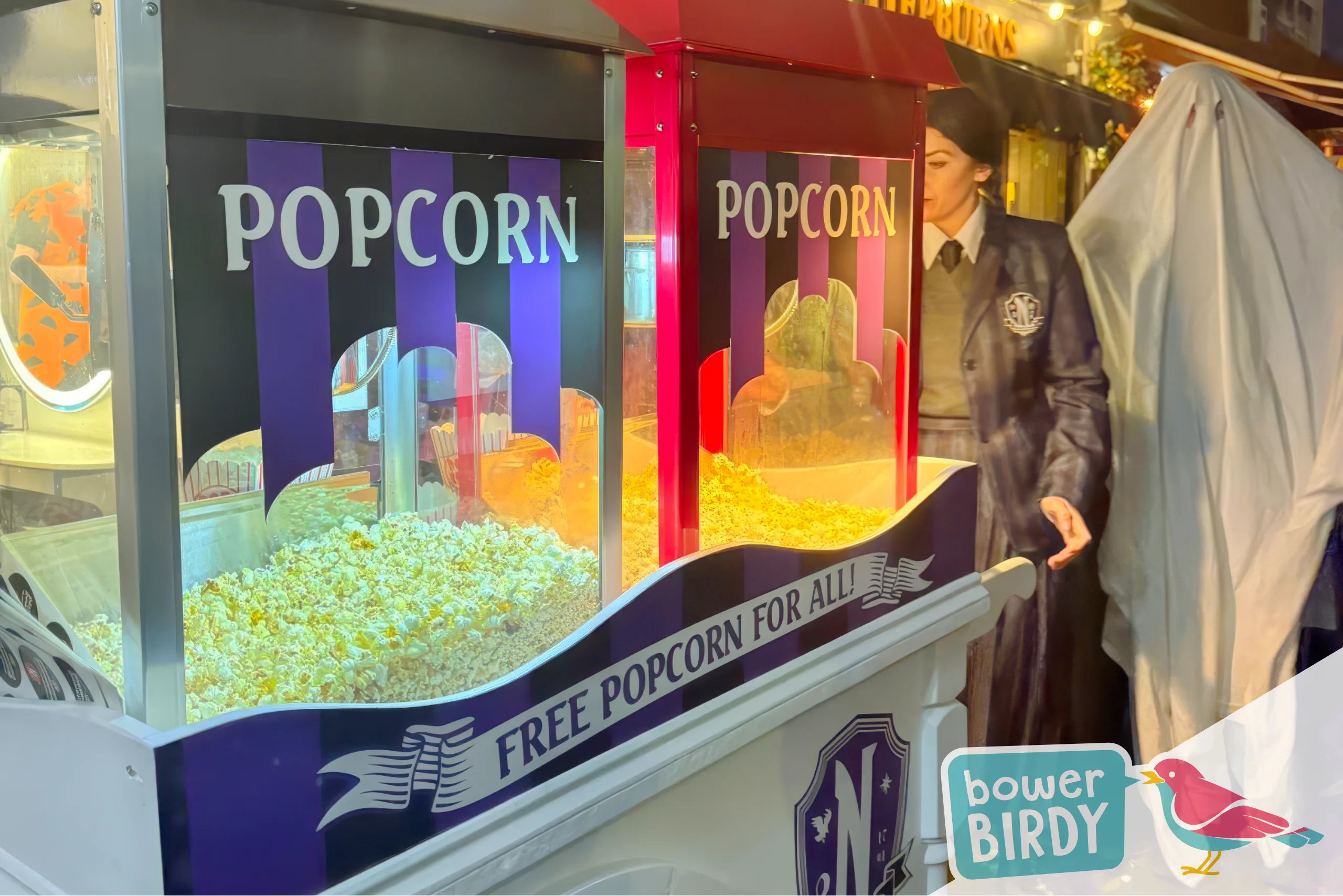 Nevermore Popcorn Stand at Shenfield Spooktacular Halloween Event