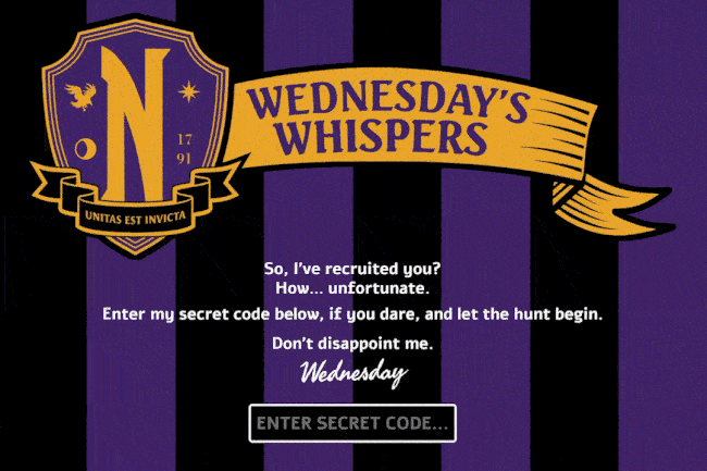 Bowerbirdy's Interactive Codeword Trail