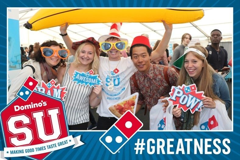 Bowerbirdy-designed Domino's Freshers Events